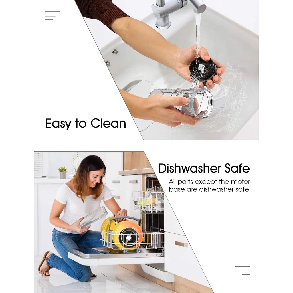 Russell Taylors Compact Personal Blender (600ML Bottle x 2) B1 - Image 6